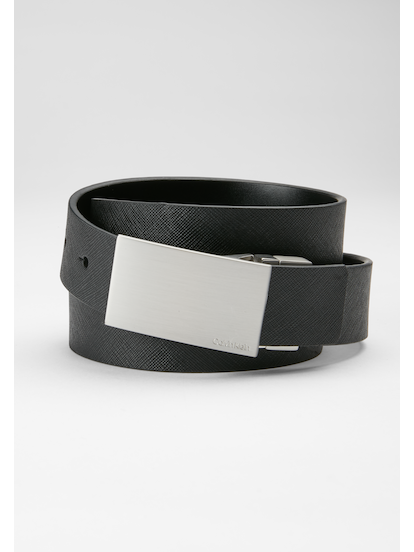 Placket Buckle Belt - Black