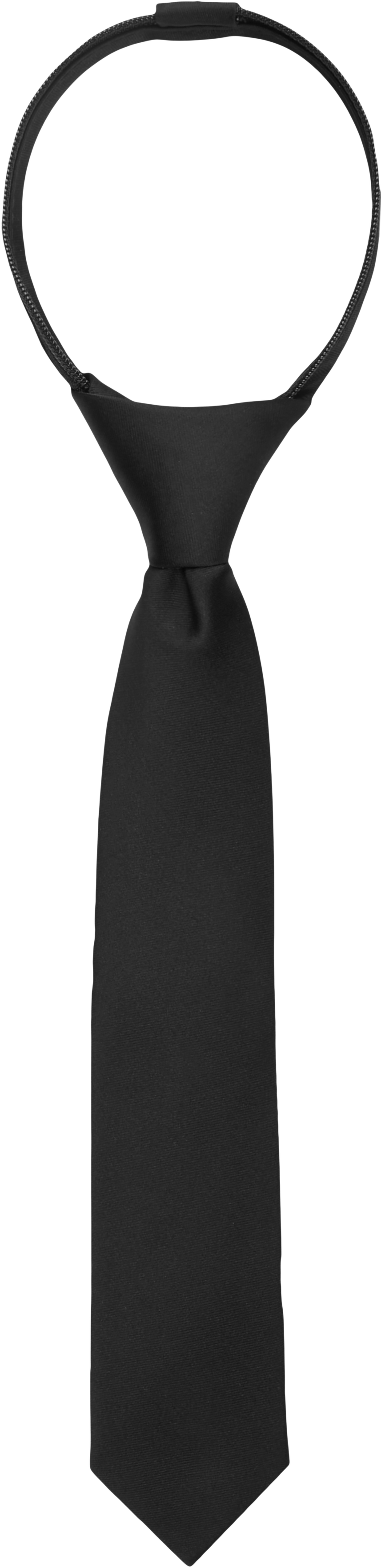 Black Tie［カセット］ Egara Boys Zipper Tie, 11 Inch | Men's Accessories | Moores