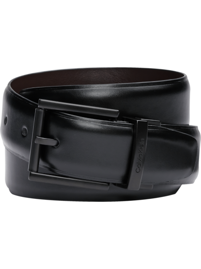 Calvin Klein Men's Two-In-One Reversible Belt, Black/Brown, Small (30-32) :  : Clothing, Shoes & Accessories