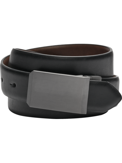 leather belt black