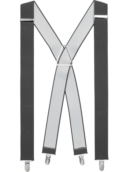 Adjustable Suspenders White For Men - Tof Paris