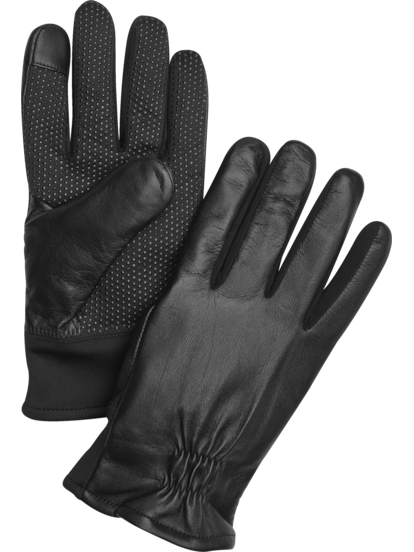 Mens leather tech gloves store