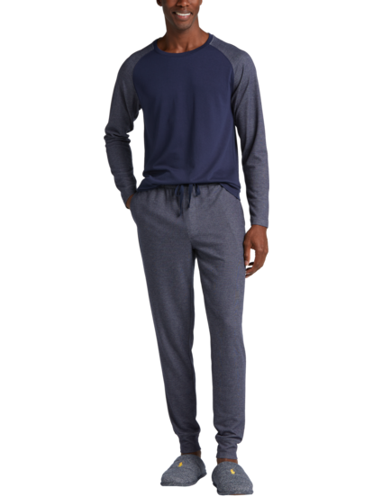 Pronto Uomo Relaxed Fit Top And Pants Pajama Set, Men's