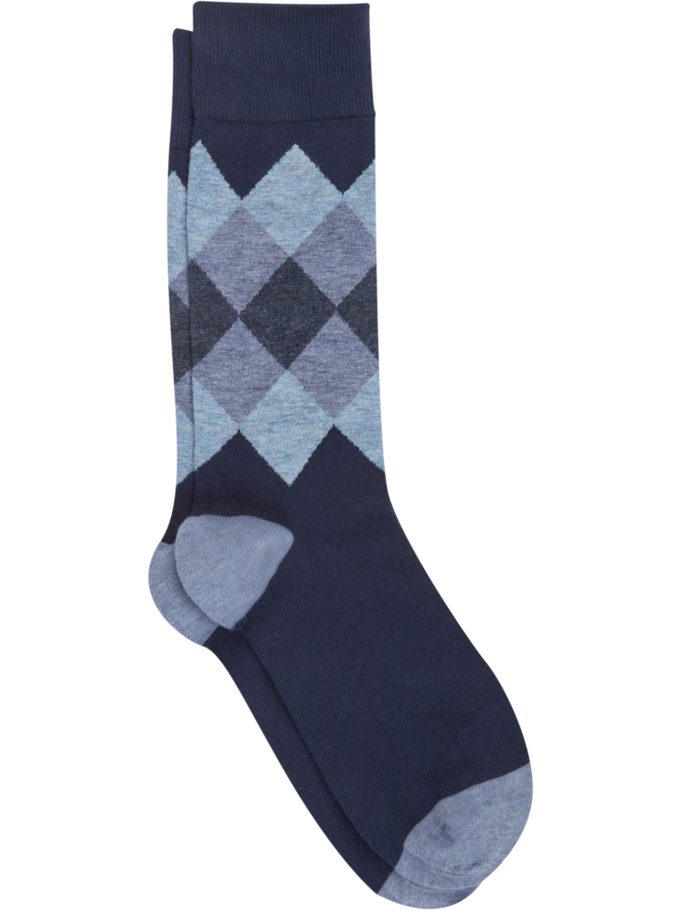 LONGSILVER Argyle Socks Retro High Ankle Women 5 Pairs