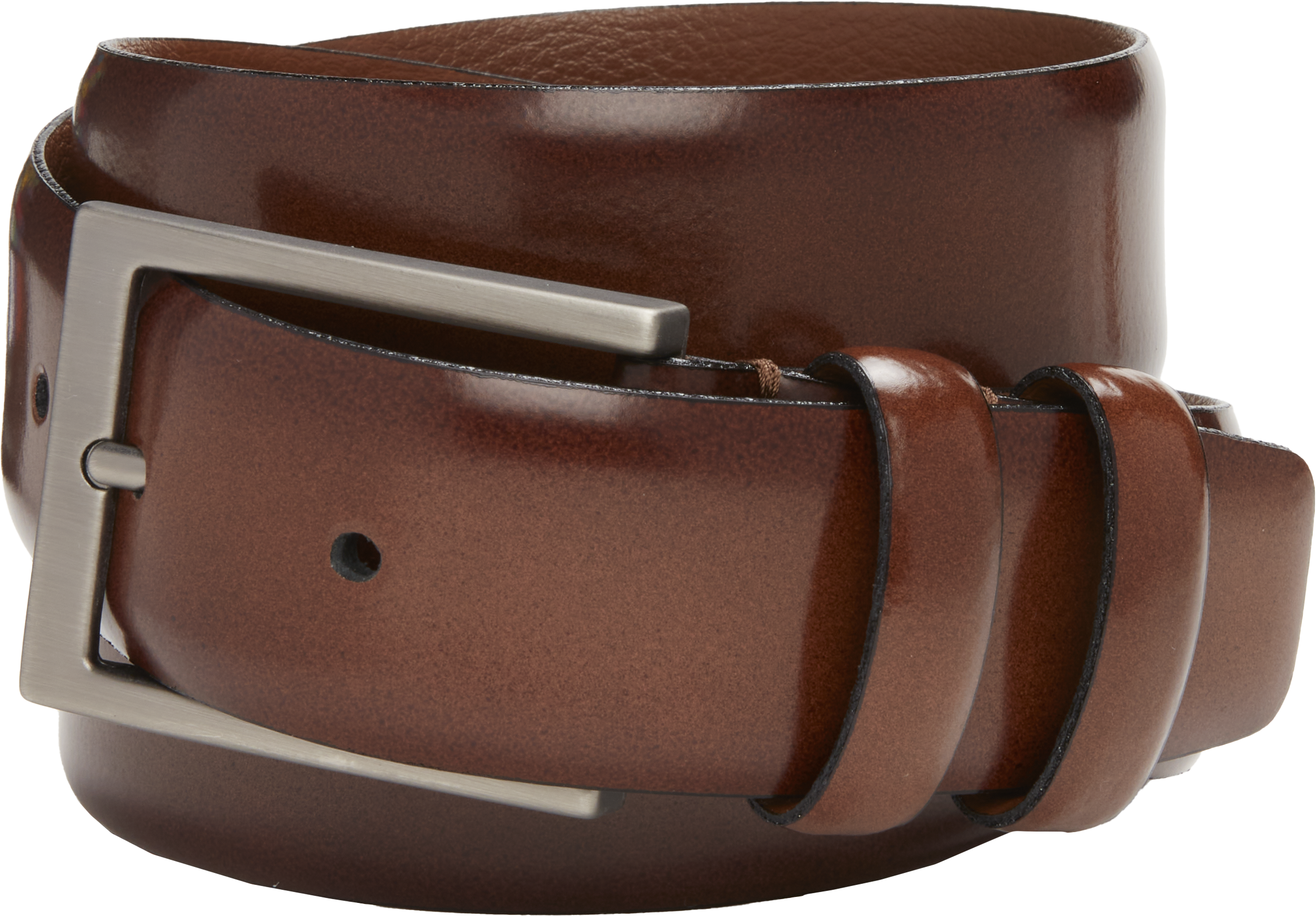 Joseph Abboud 35mm Double Loop Marbleized Leather Belt | Men's