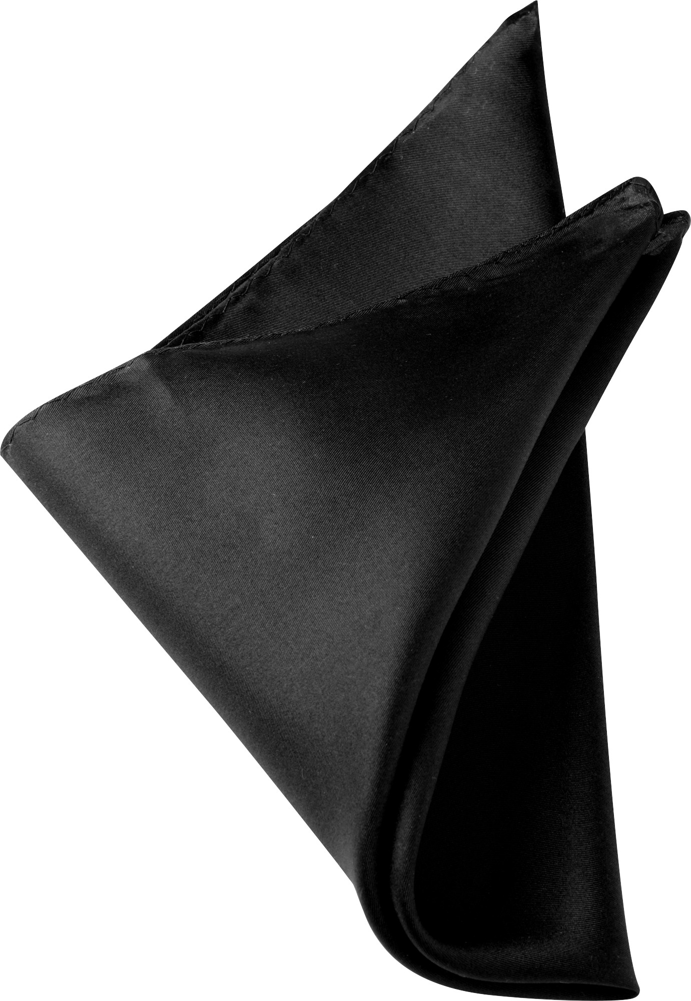 Pochette de soie noire (8501BLK)