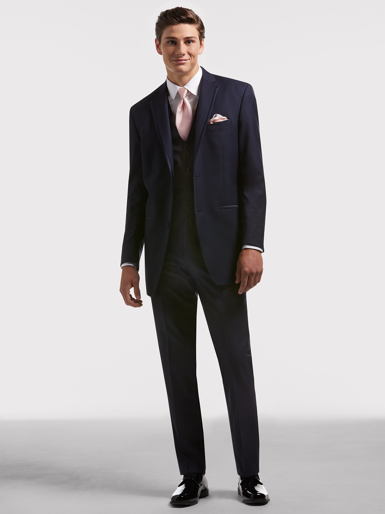 Joseph abboud sale black peak lapel