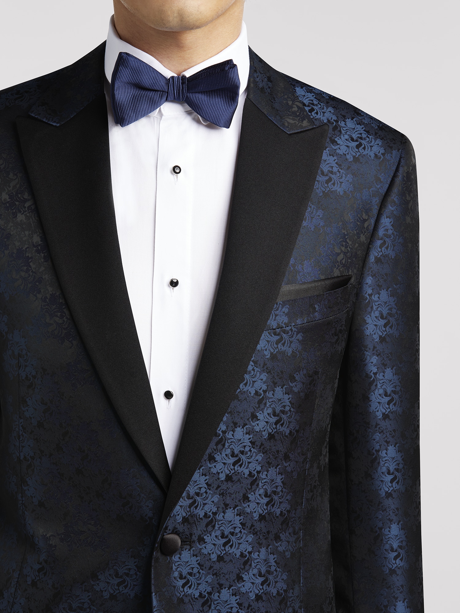 Blue Dinner Jacket Tux by Egara Tuxedo Rental