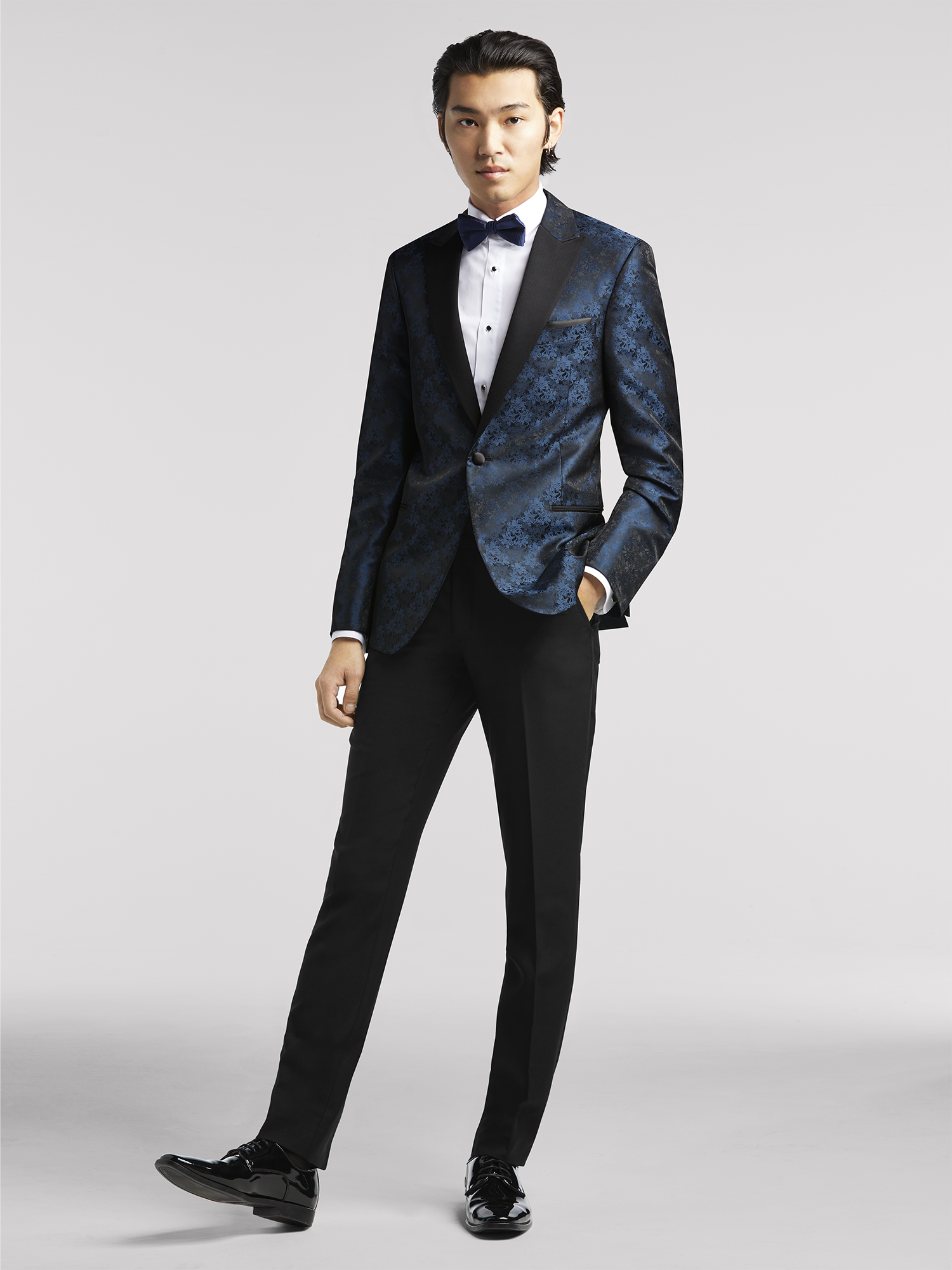 Jacquard tuxedo shop jacket