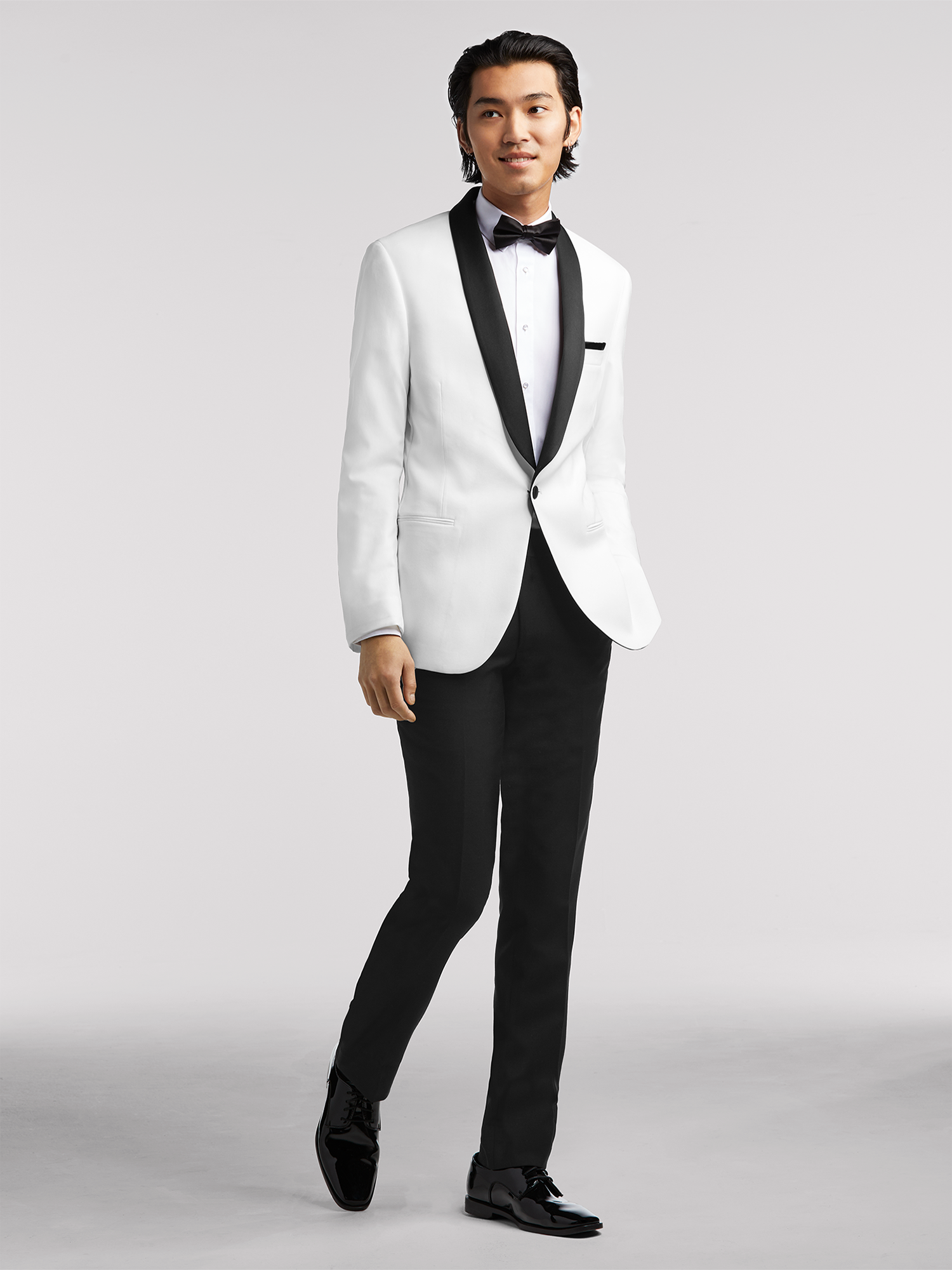 White Dinner Jacket Tux by Calvin Klein Tuxedo Rental