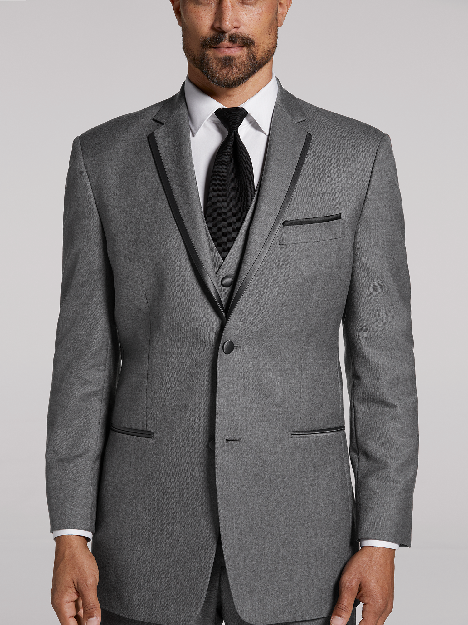 Grey Notch Lapel Tuxedo By Joseph Abboud Tuxedo Rental