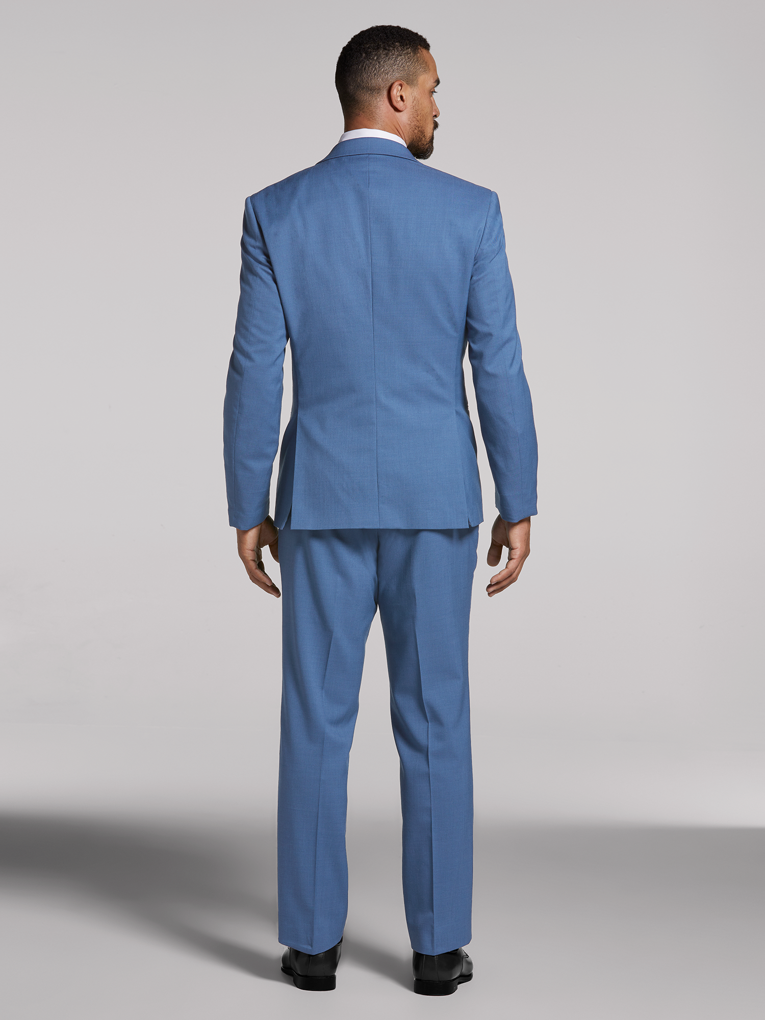 Moores calvin cheap klein blue suit