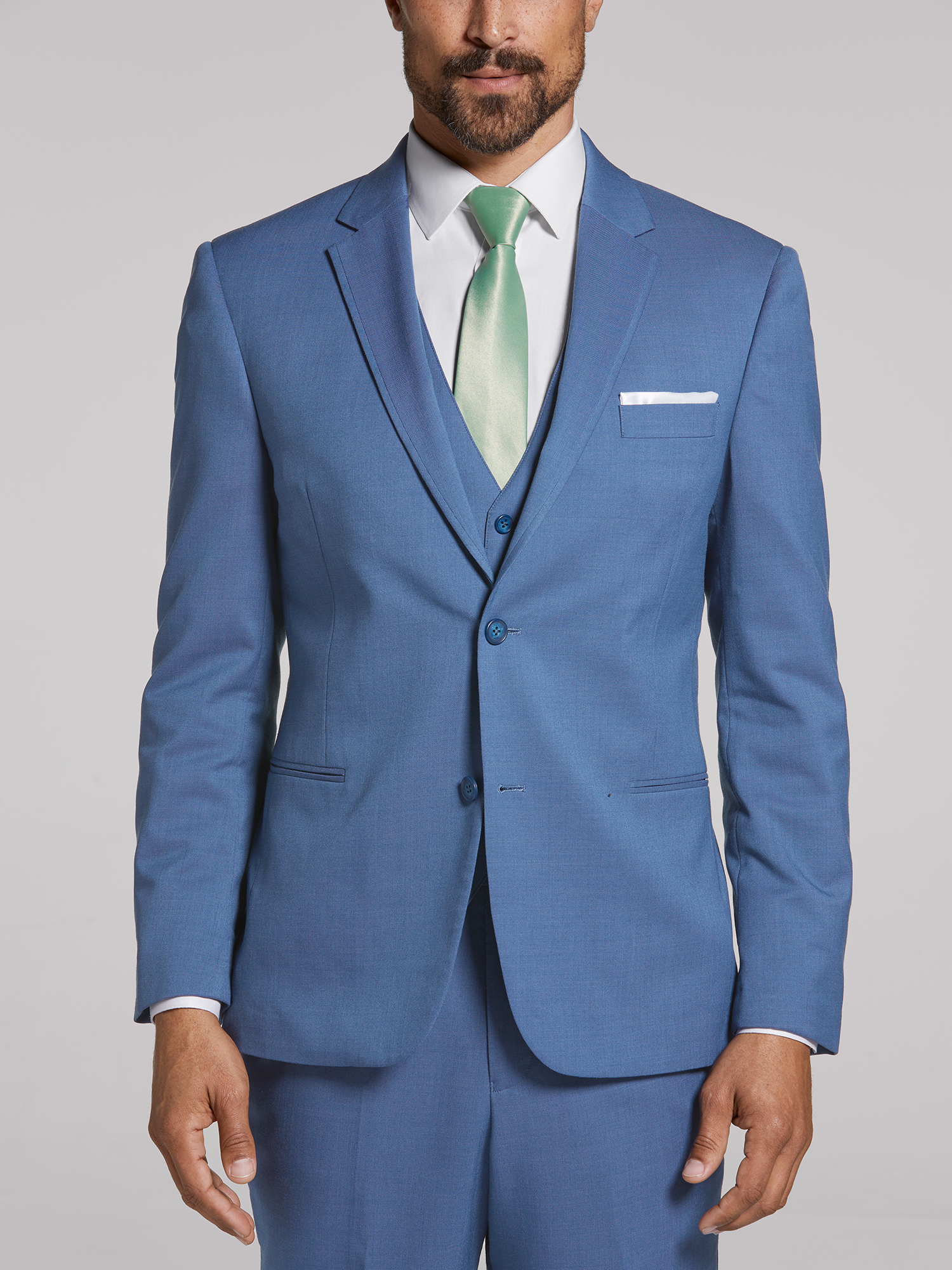 Moores calvin klein clearance blue suit