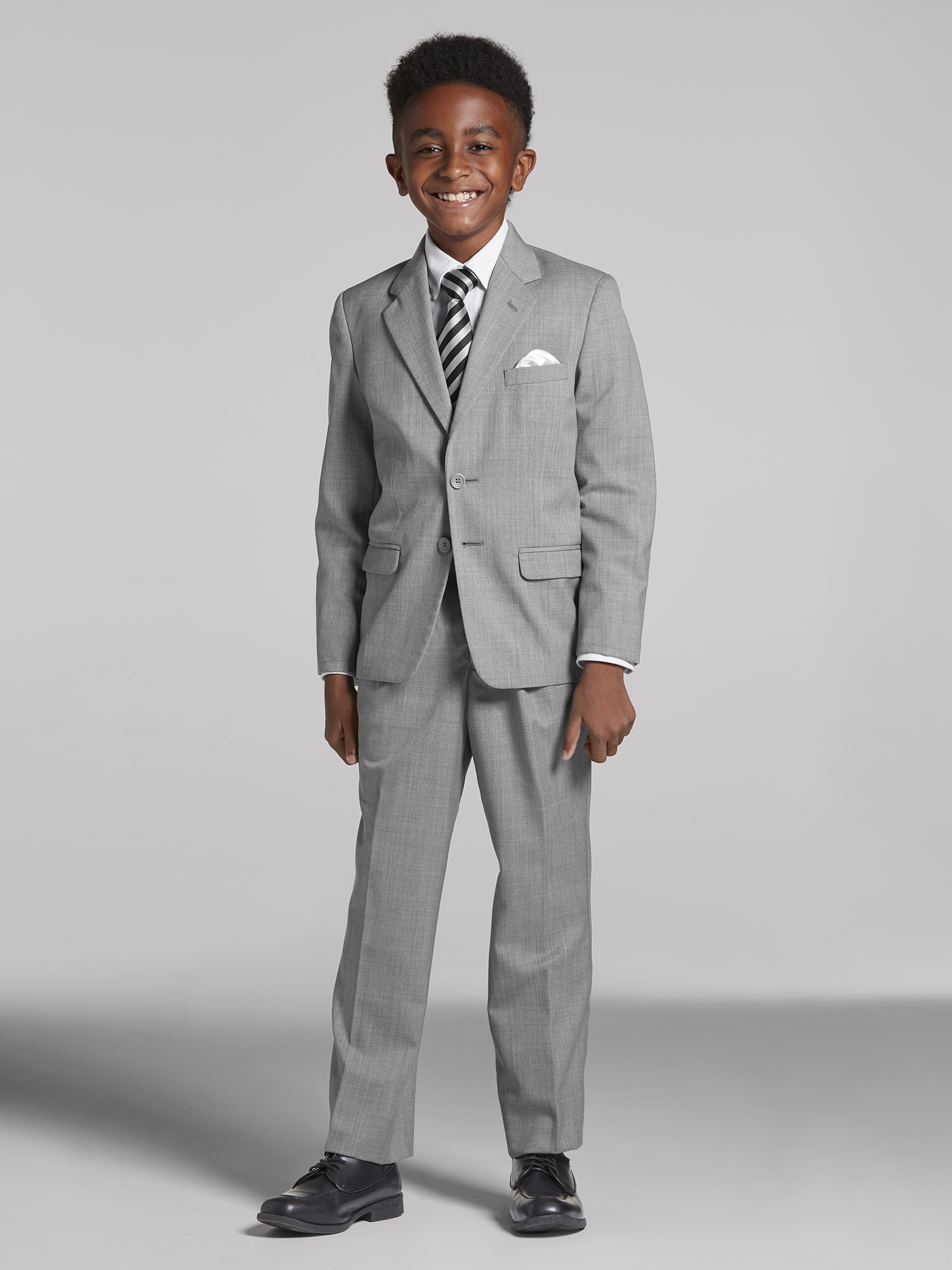 Kids hotsell gray suit