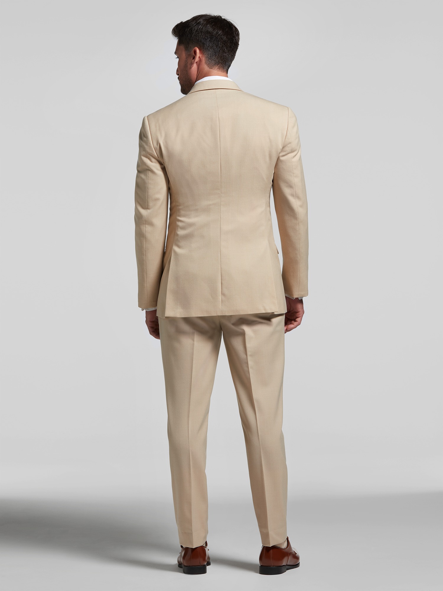 Vintage Tan, Ivory Suit by Pronto Uomo | Suit Rental