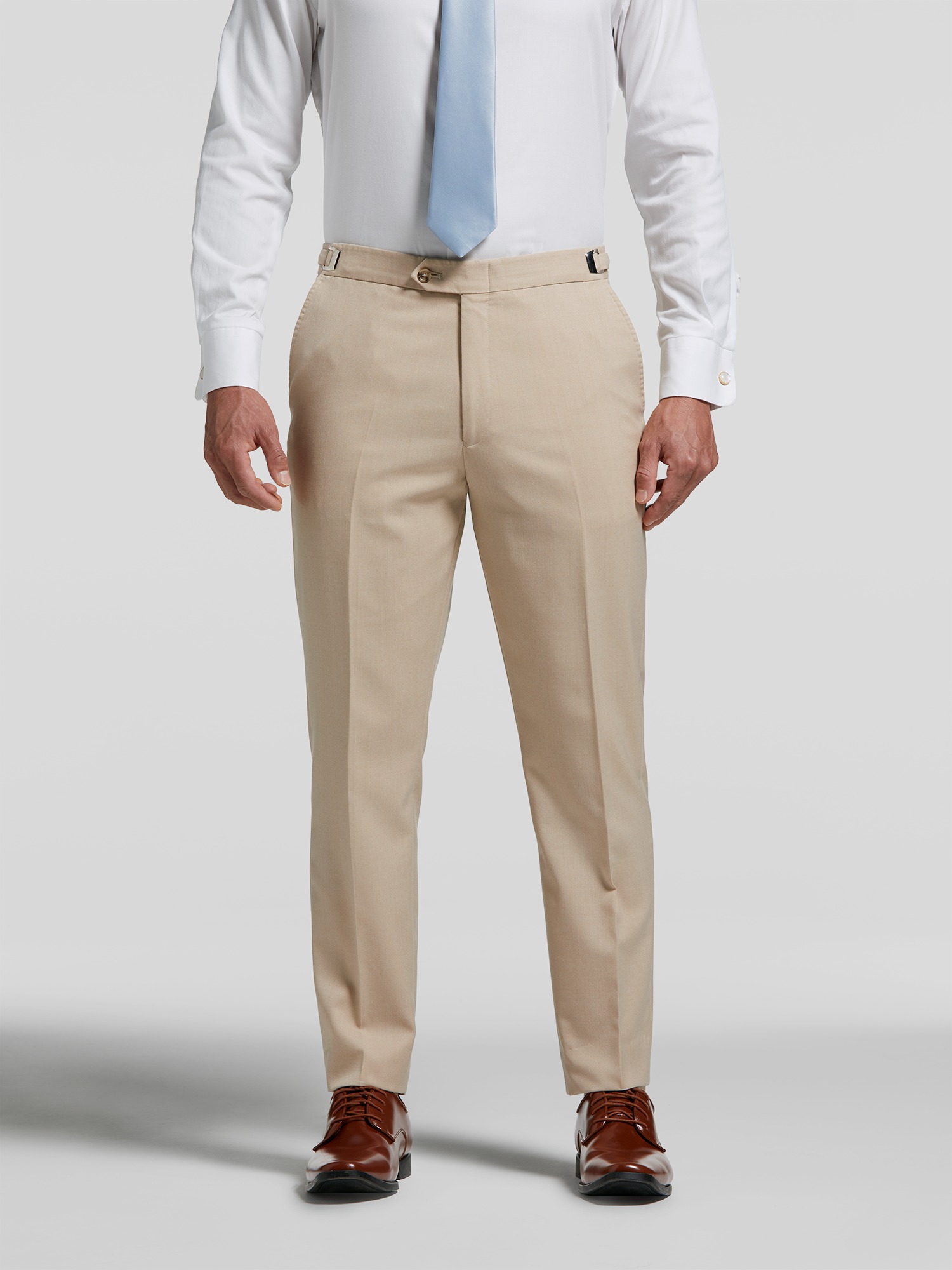 Vintage Tan, Ivory Suit by Pronto Uomo | Suit Rental