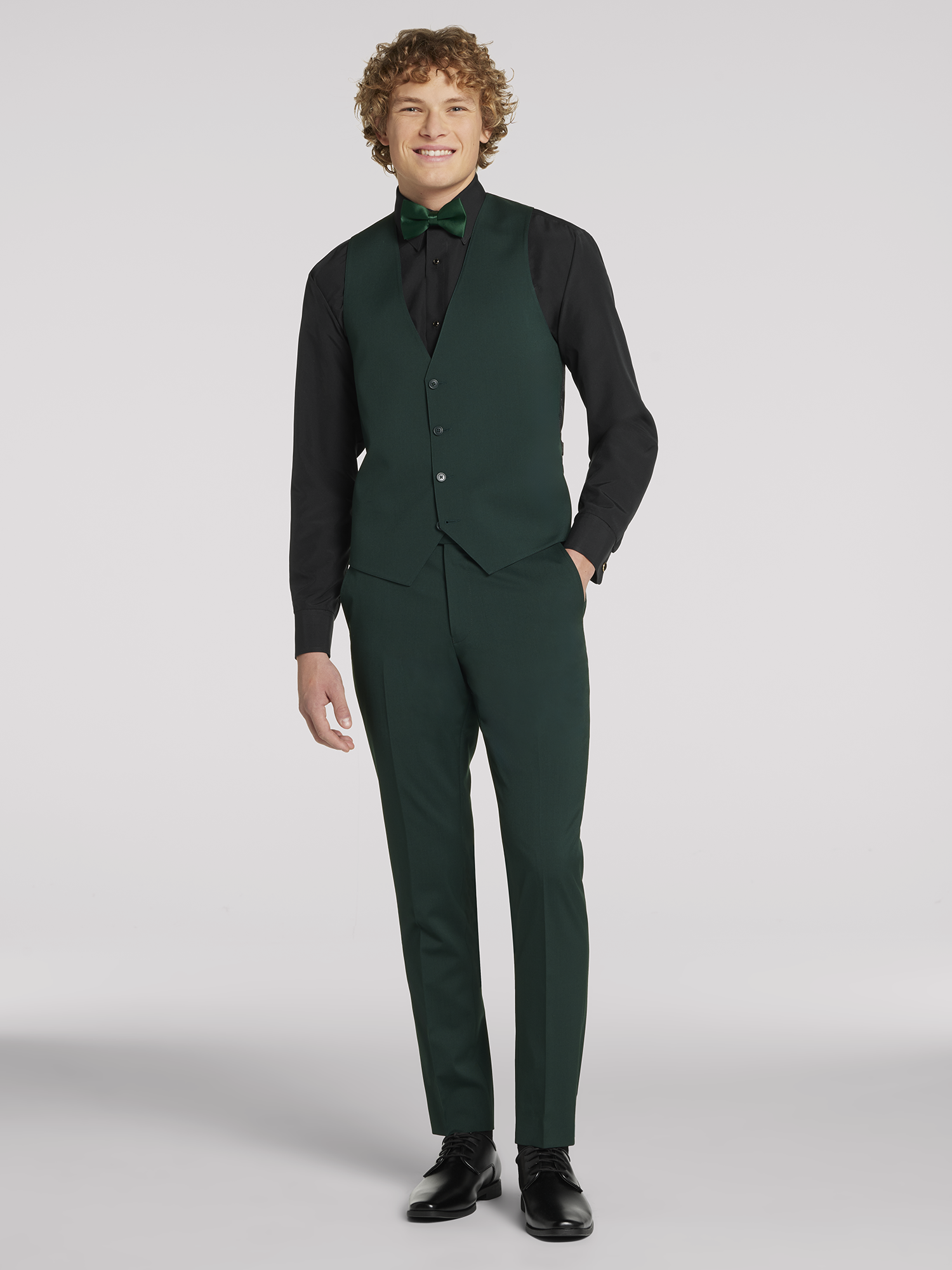 Awearness Kenneth Cole Complet vert en laine haute performance