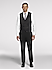 Awearness Kenneth Cole Complet noir en laine haute performance
