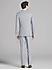 Smoking Joseph Abboud gris pâle à revers crantés à bordure de satin