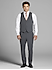 Pronto Uomo Gray Notch Lapel Tuxedo