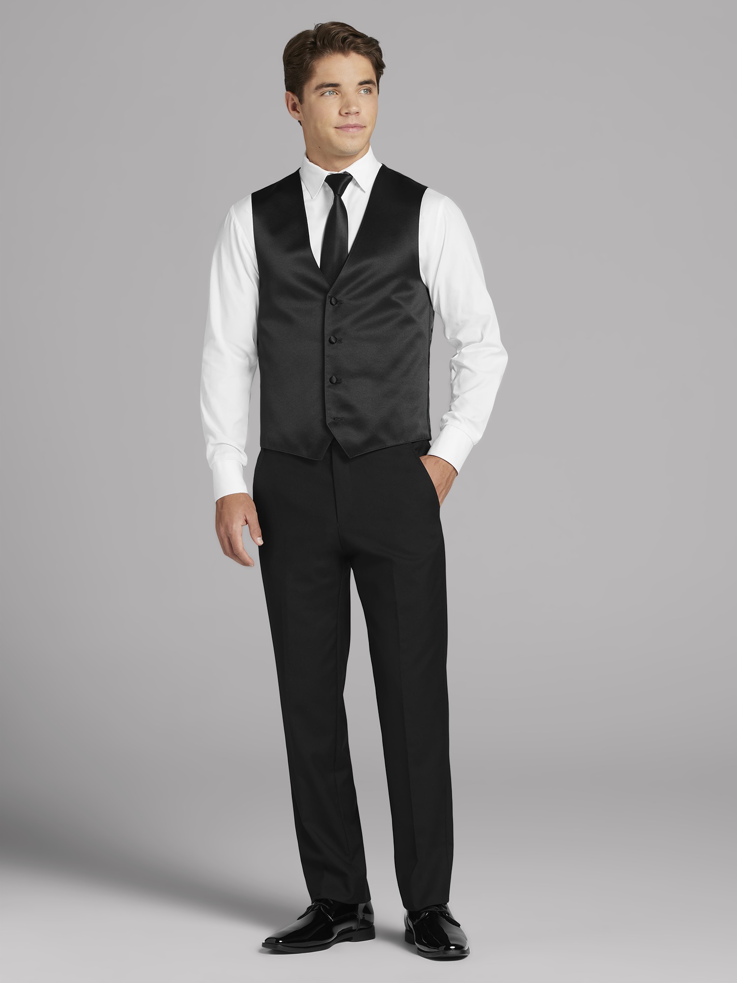 Classic Black Tux by Calvin Klein | Tuxedo Rental