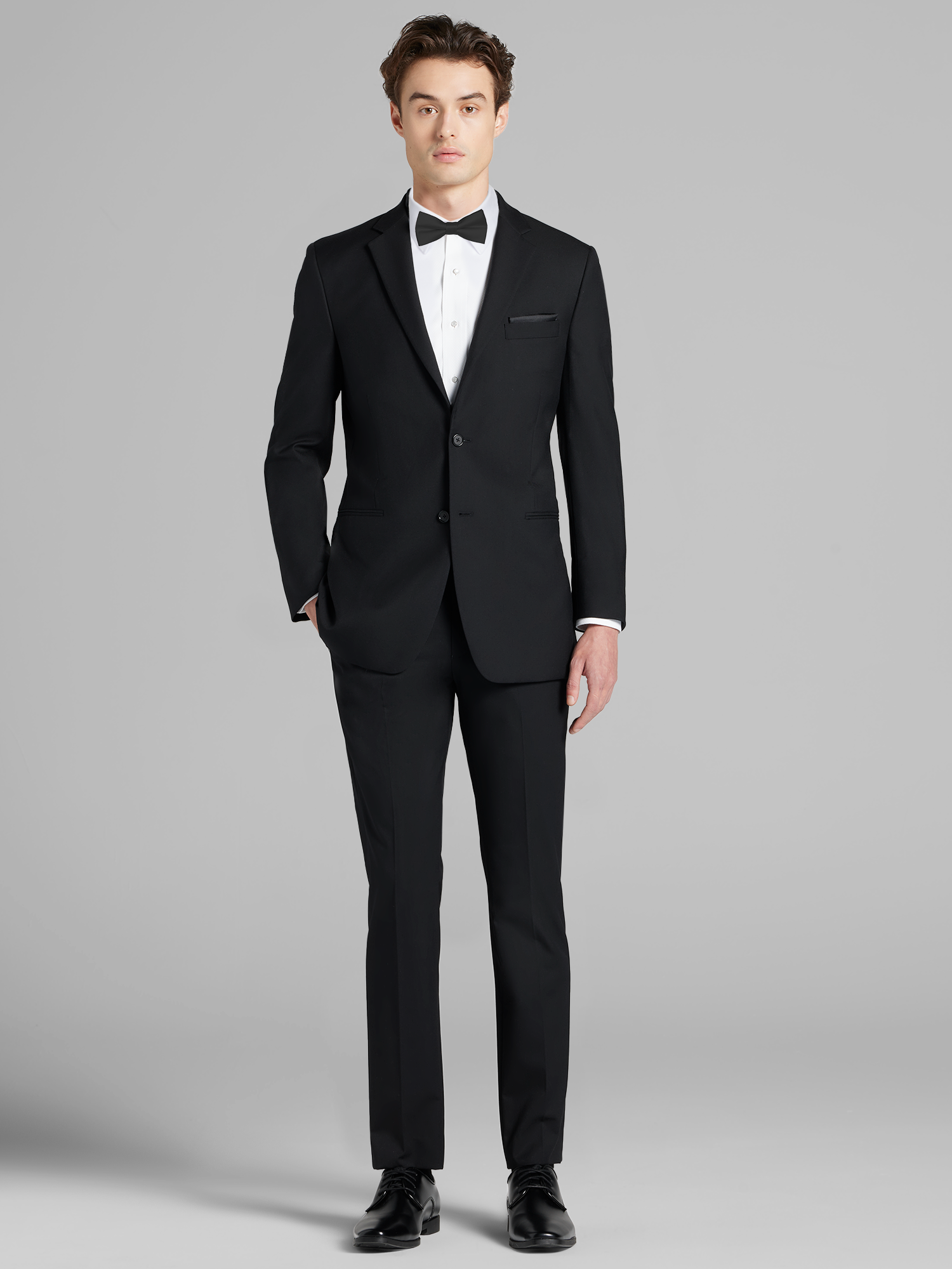 Complet Pronto Uomo noir à revers crantés