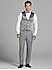 Complet Pronto Uomo gris à revers crantés