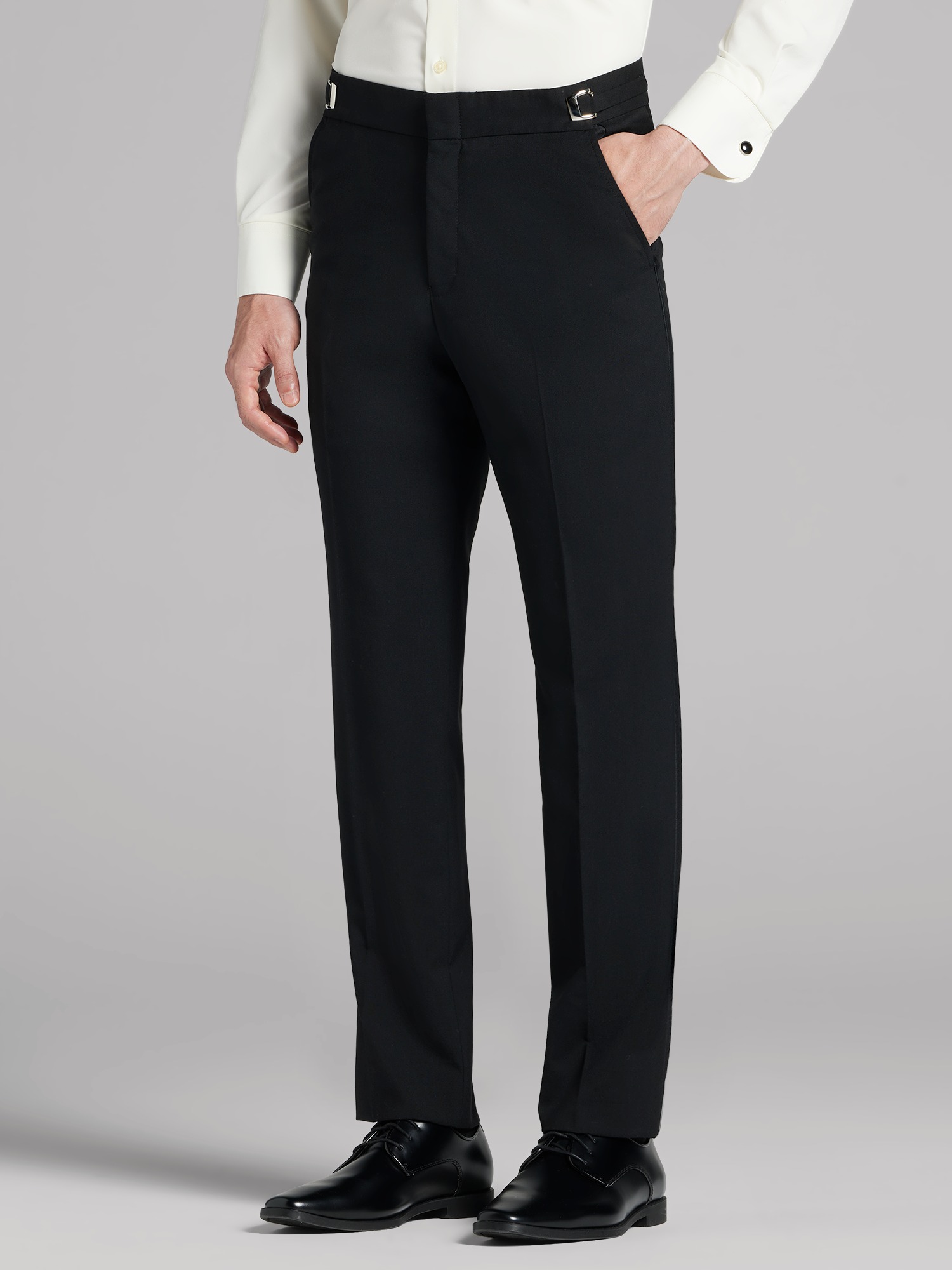 Smoking BLACK by Vera Wang noir à revers crantés