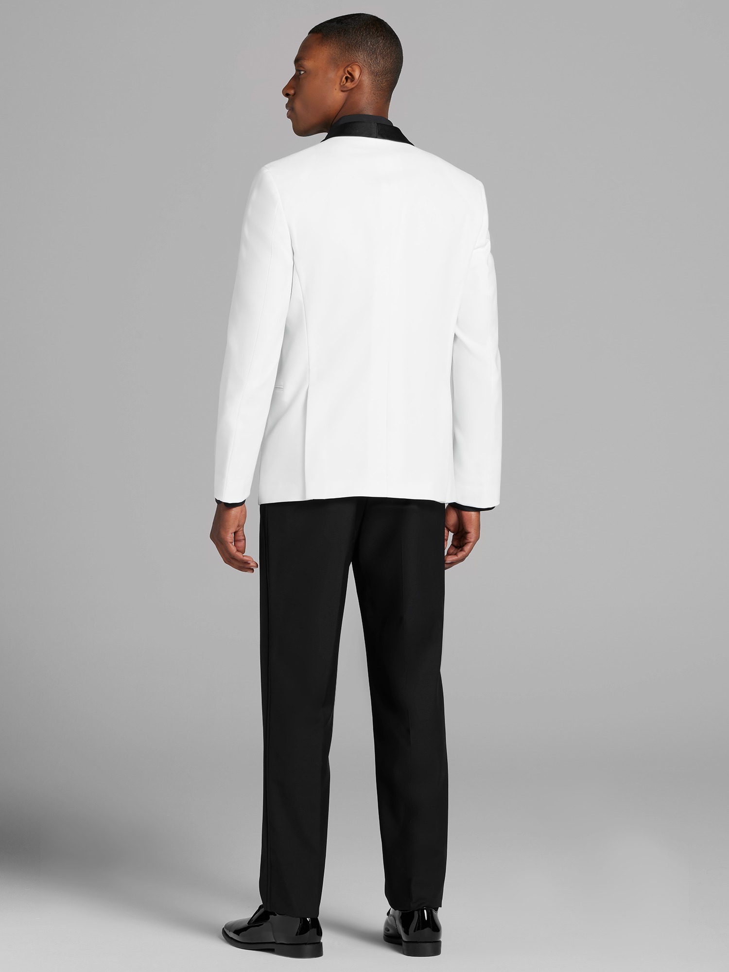 Smoking avec veston de soirée Calvin Klein blanc