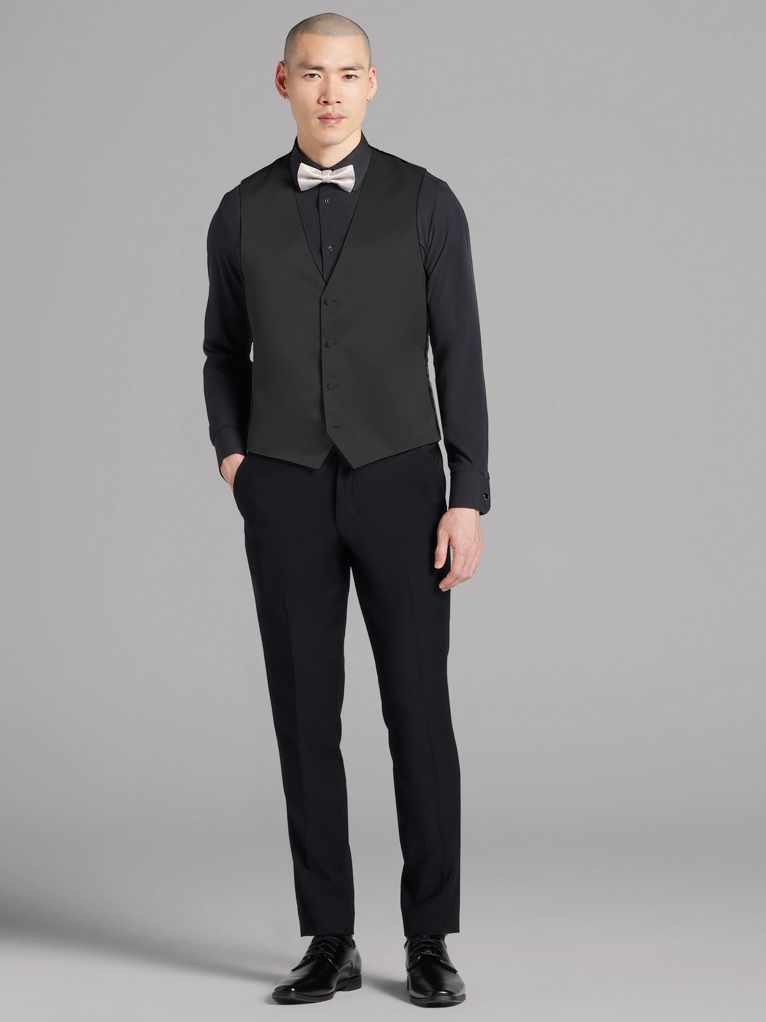 Complet Pronto Uomo noir à revers crantés