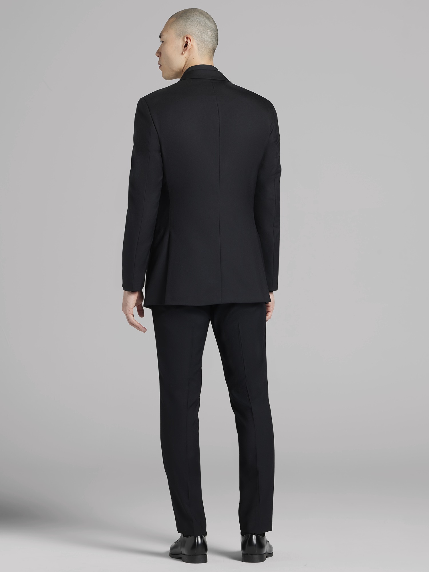 Complet Pronto Uomo noir à revers crantés