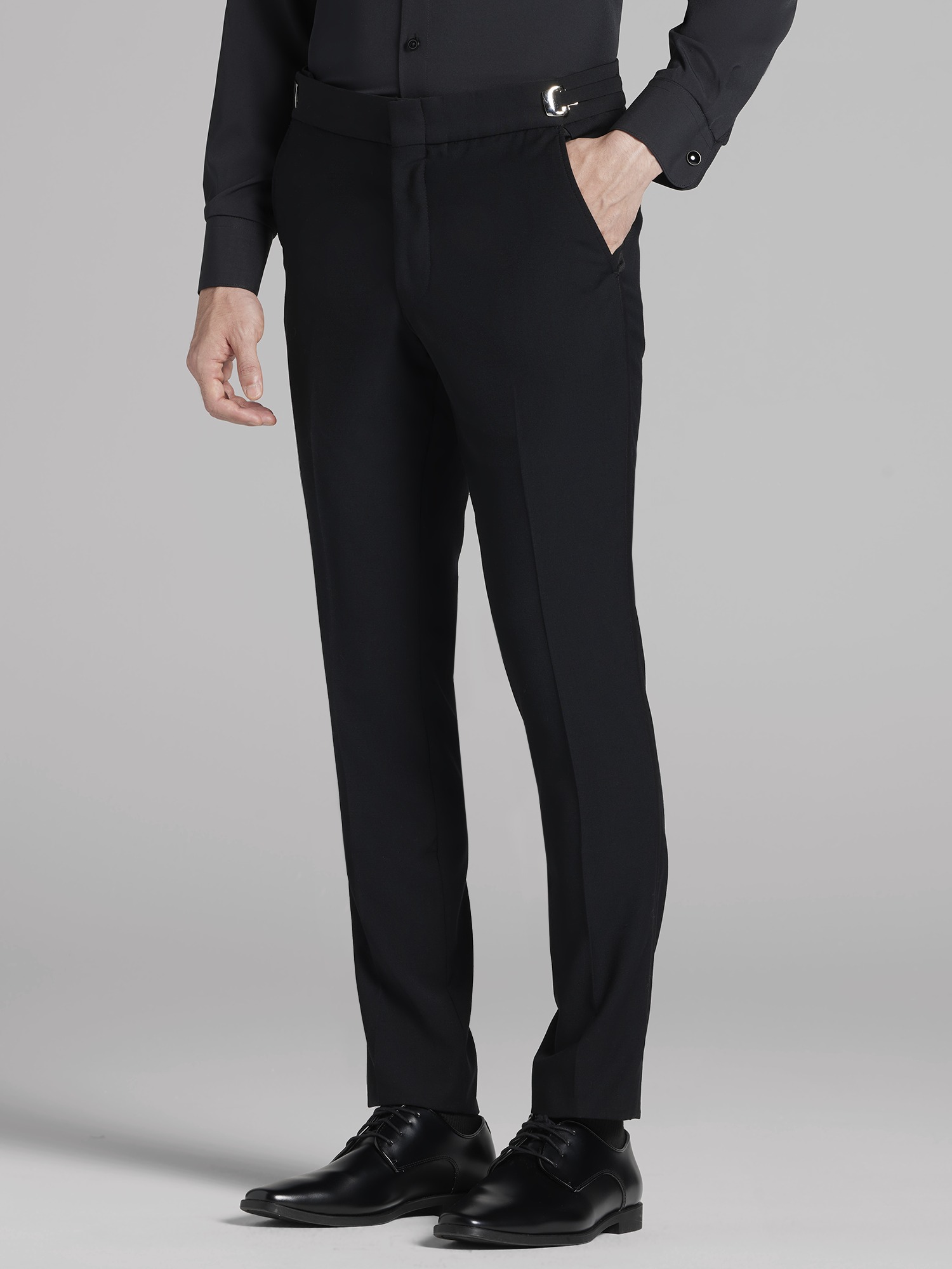 Complet Pronto Uomo noir à revers crantés
