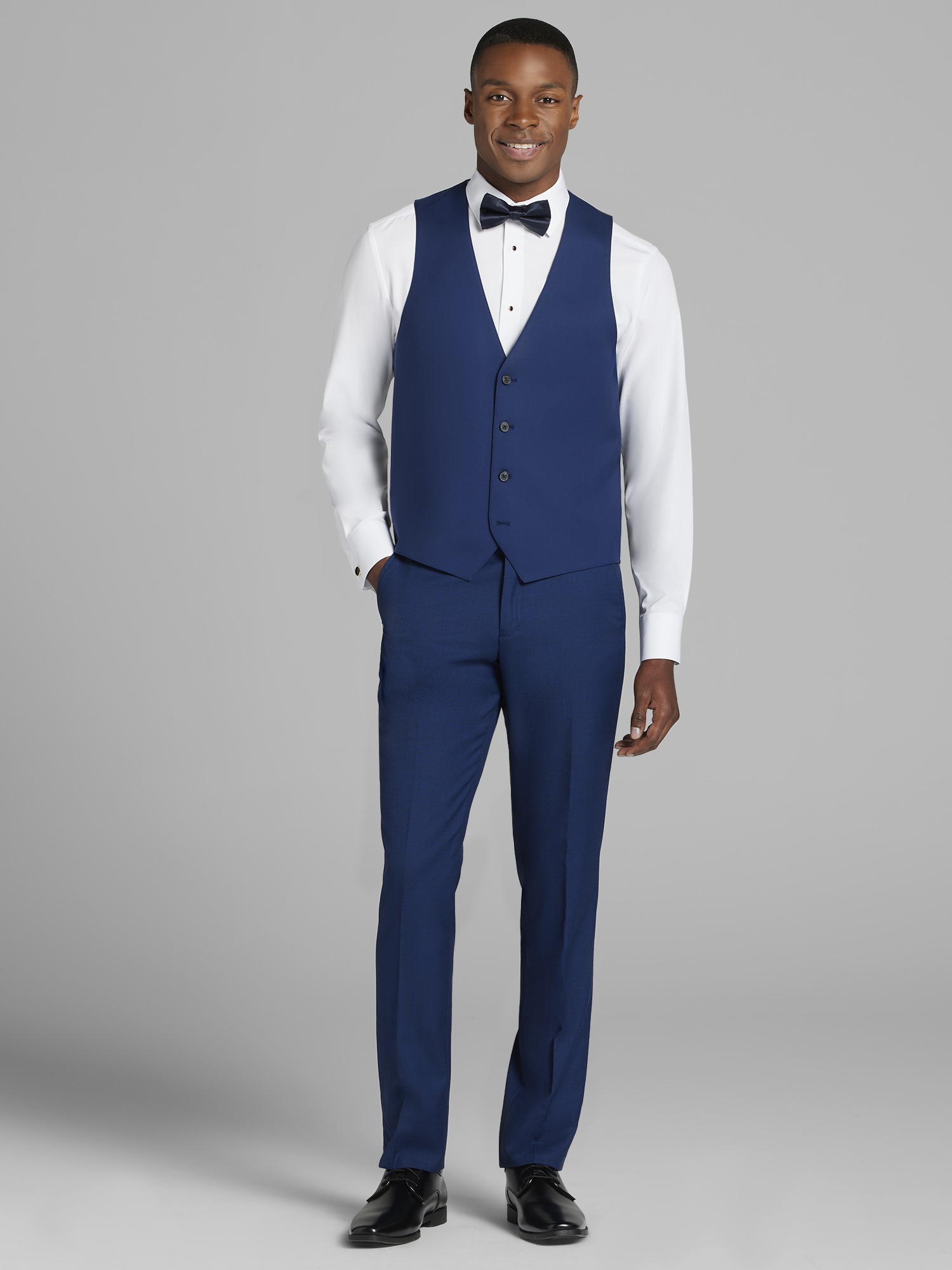 Blue Wedding Suit by Calvin Klein Suit Rental