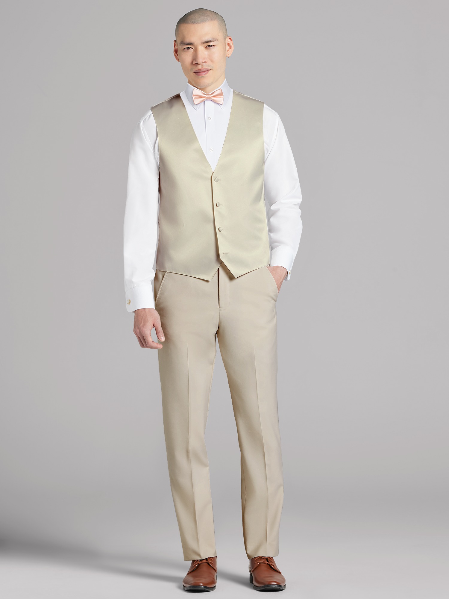 Complet havane en laine haute performance Pronto Uomo