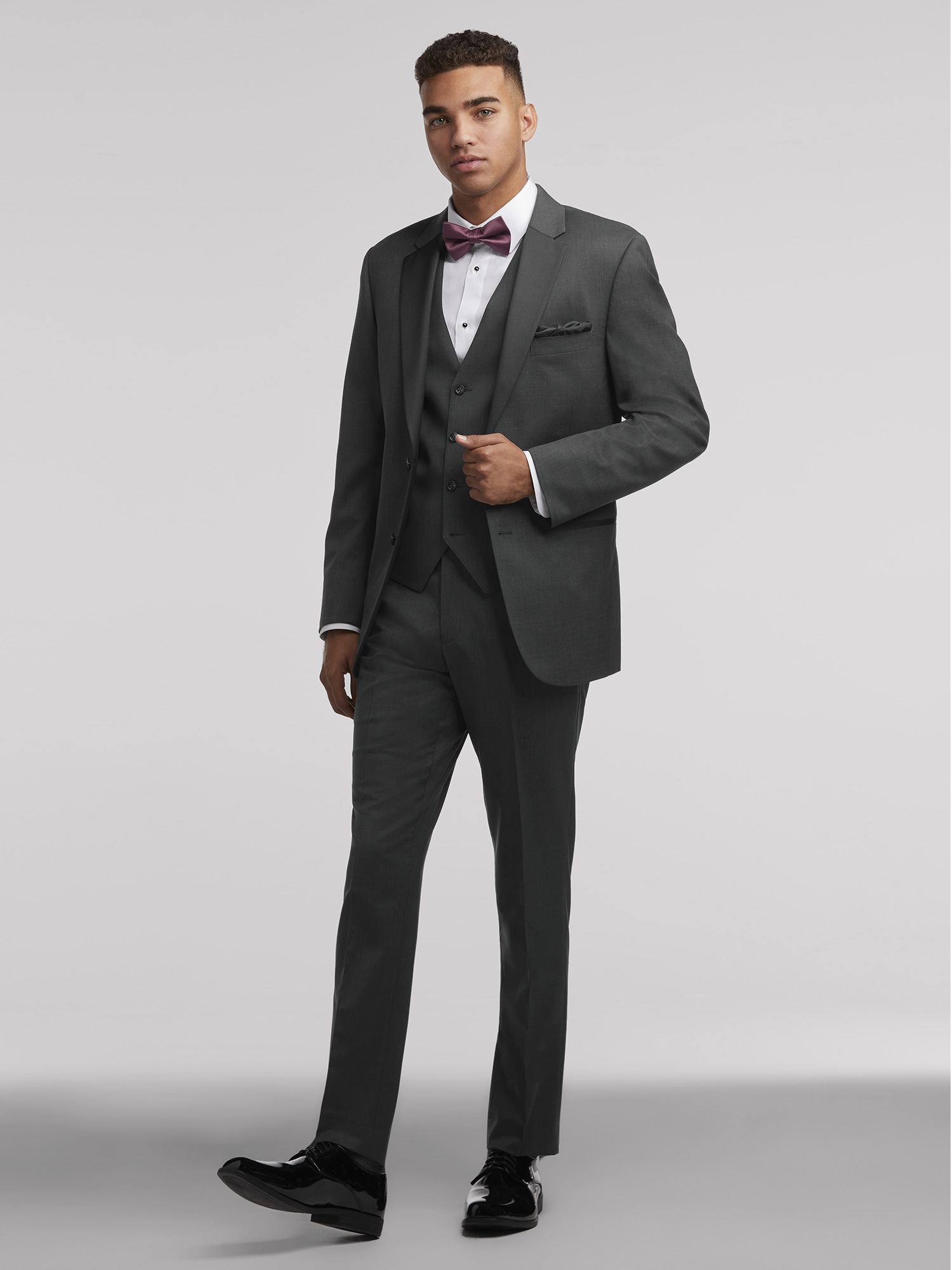 Performance Grey Tux by Calvin Klein