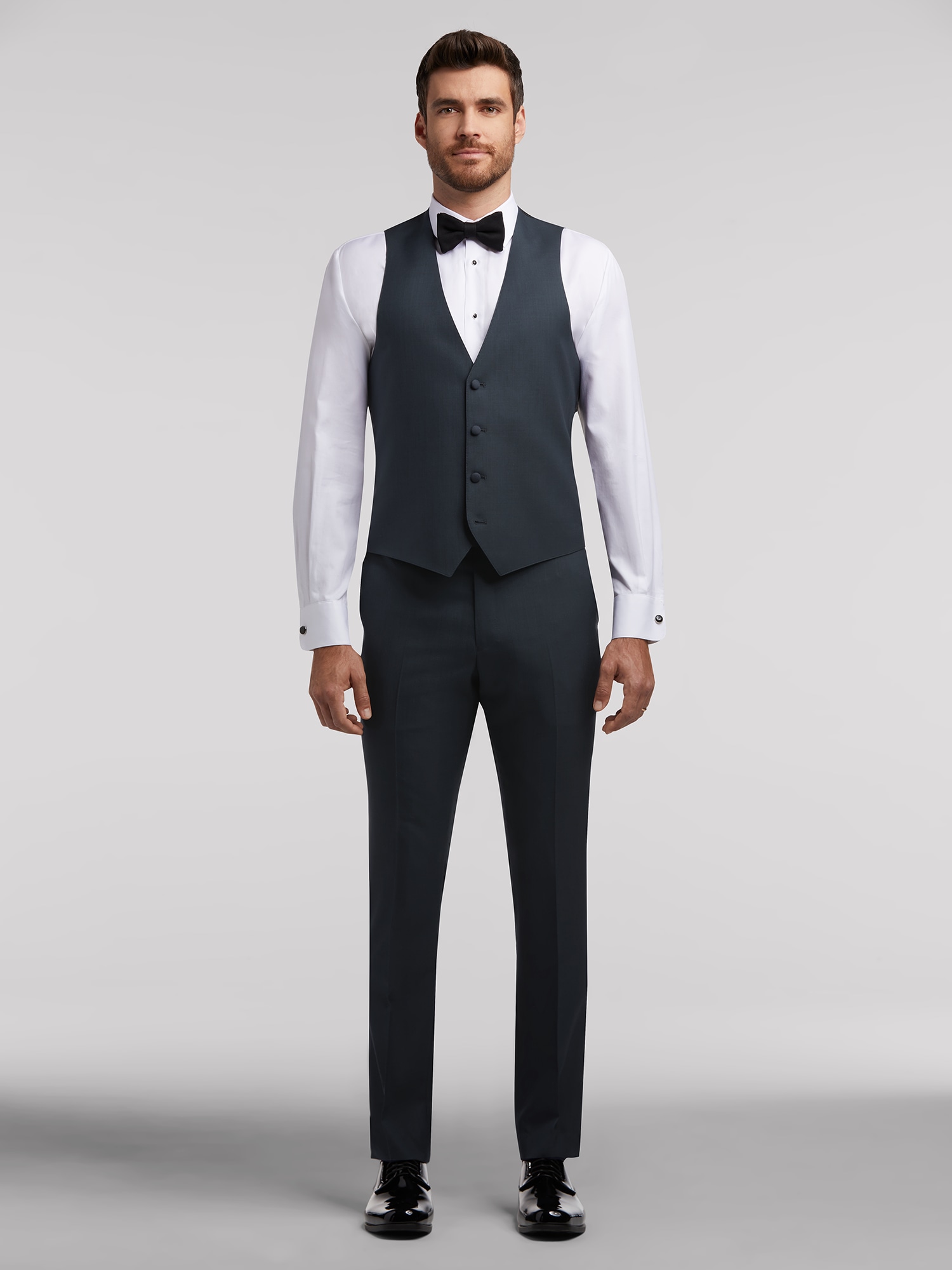 Midnight Notch Lapel Tux | Black by Vera Wang | Tuxedo Rental