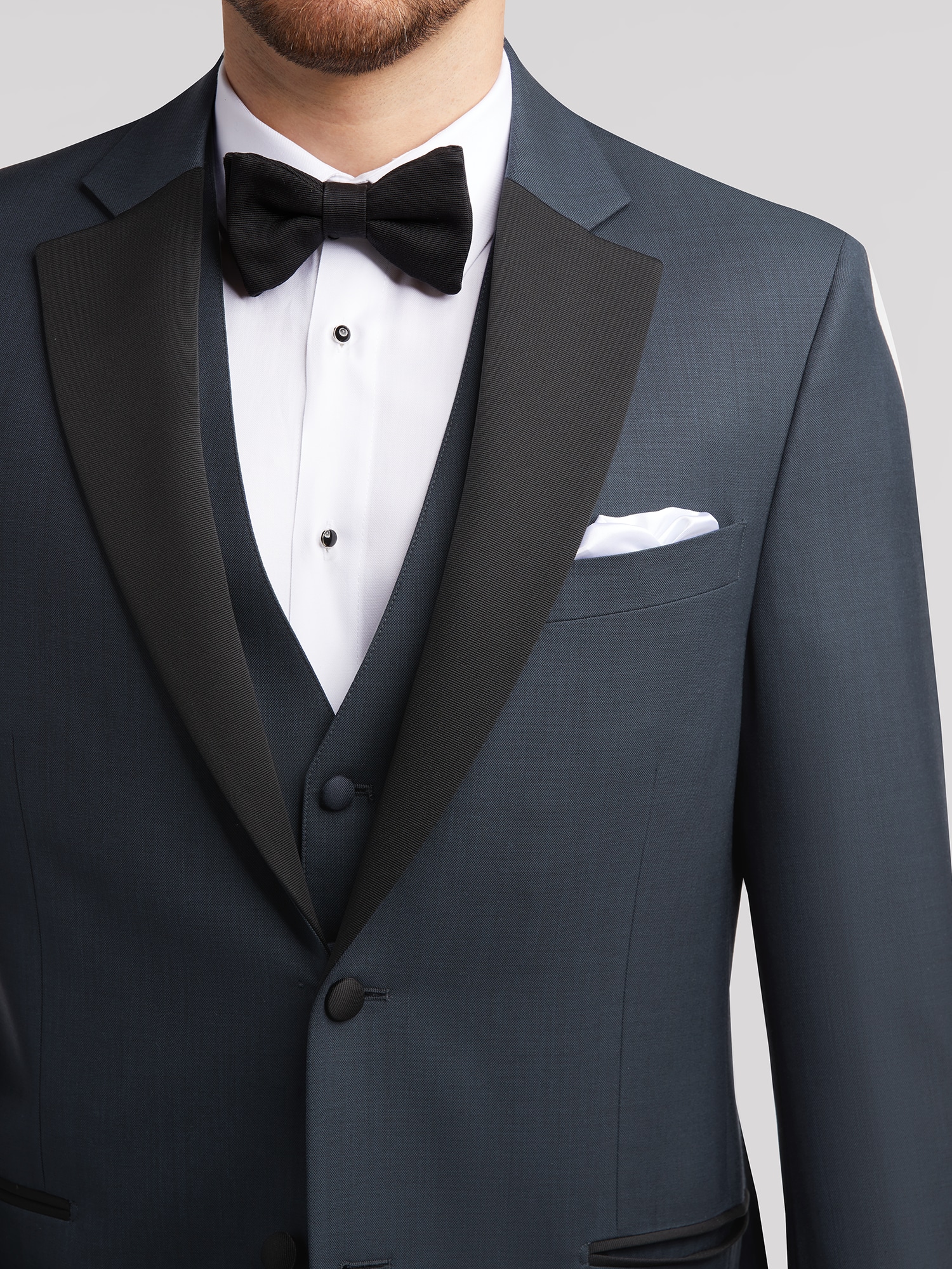 Midnight Notch Lapel Tux Black by Vera Wang Tuxedo Rental