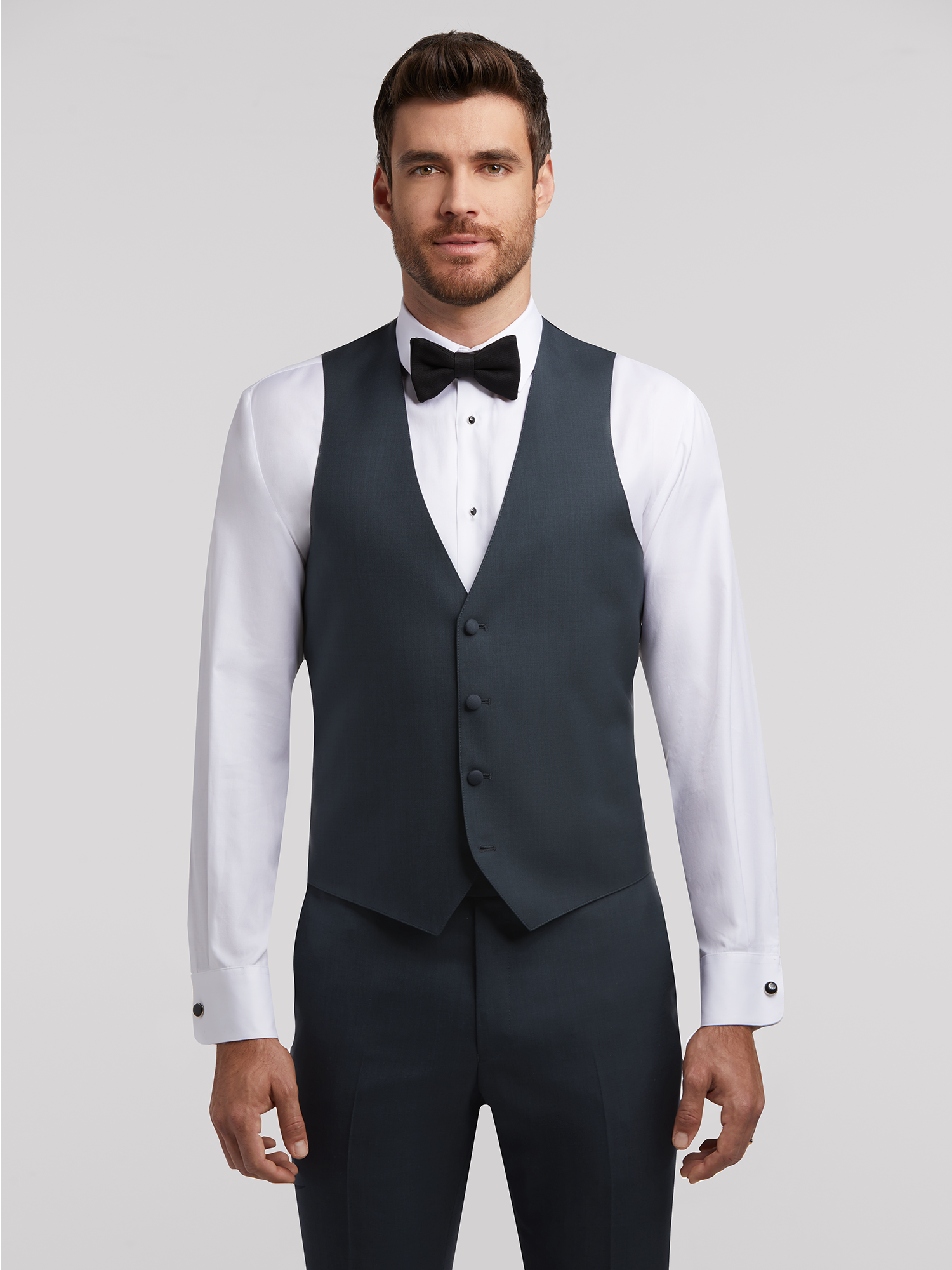 Midnight Notch Lapel Tux, Black by Vera Wang