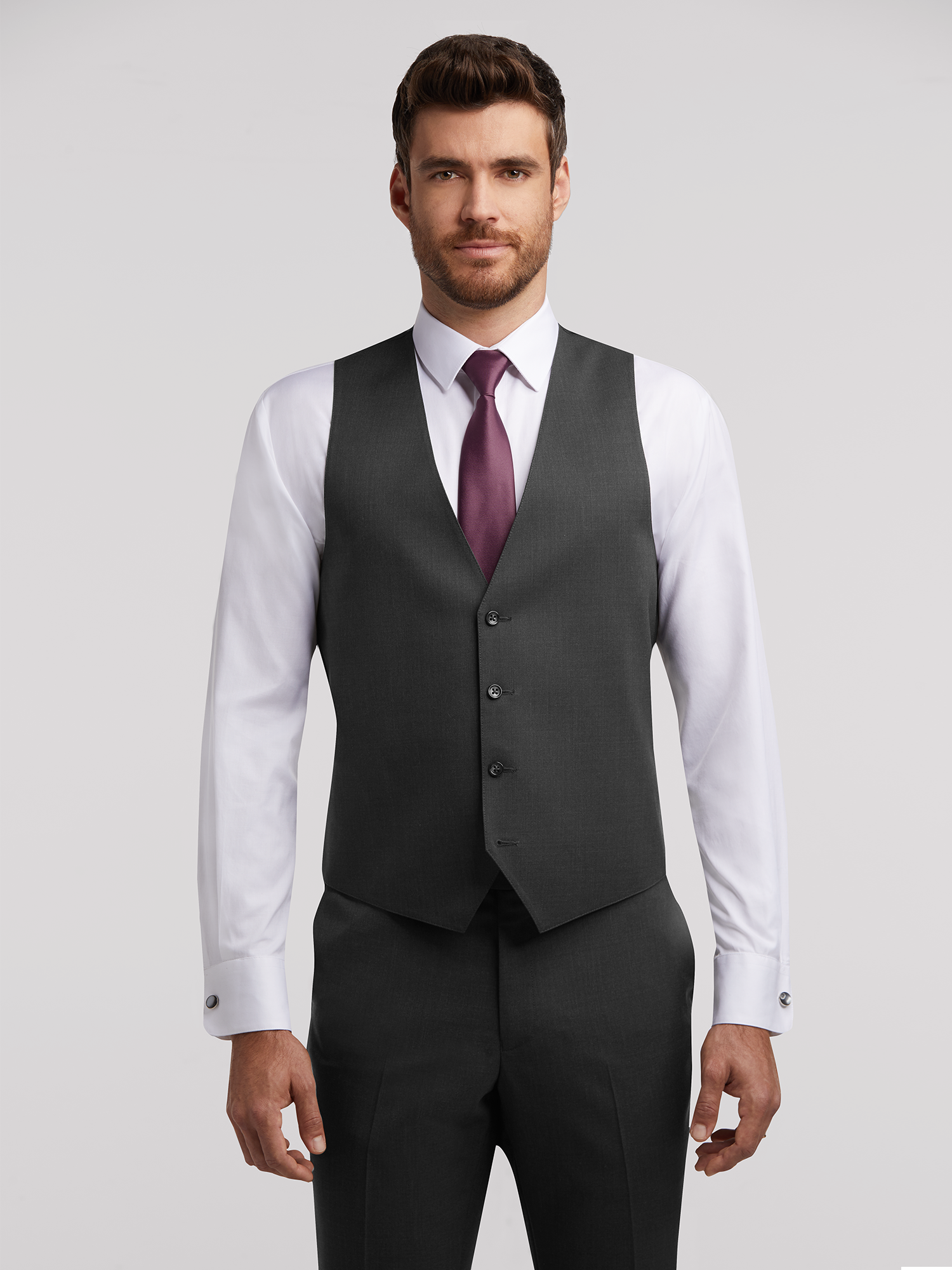 Performance Grey Suit by Calvin Klein | Suit Rental
