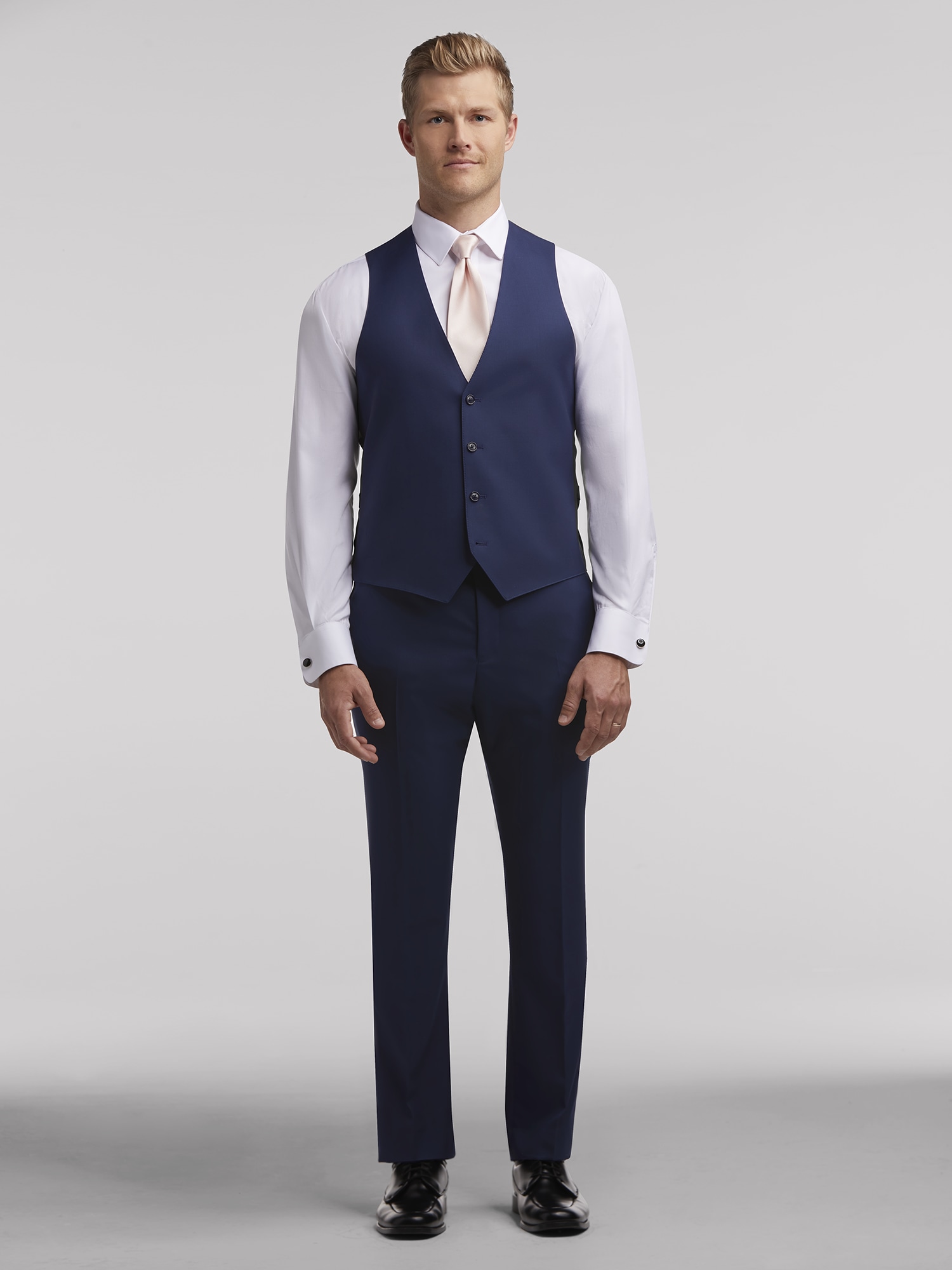 Blue Notch Lapel Tux | Black by Vera Wang | Tuxedo Rental