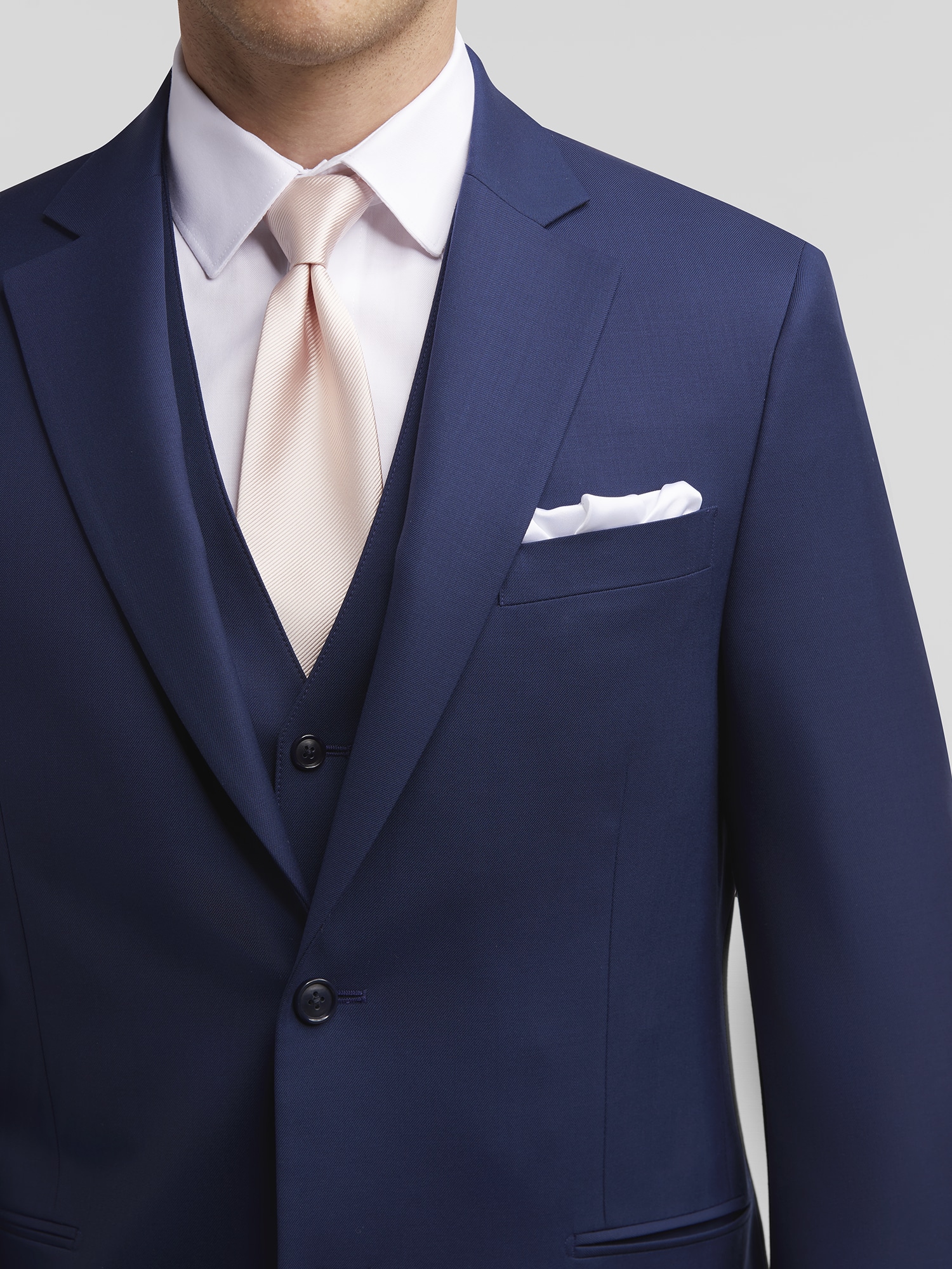 Blue Notch Lapel Tux | Black by Vera Wang | Tuxedo Rental