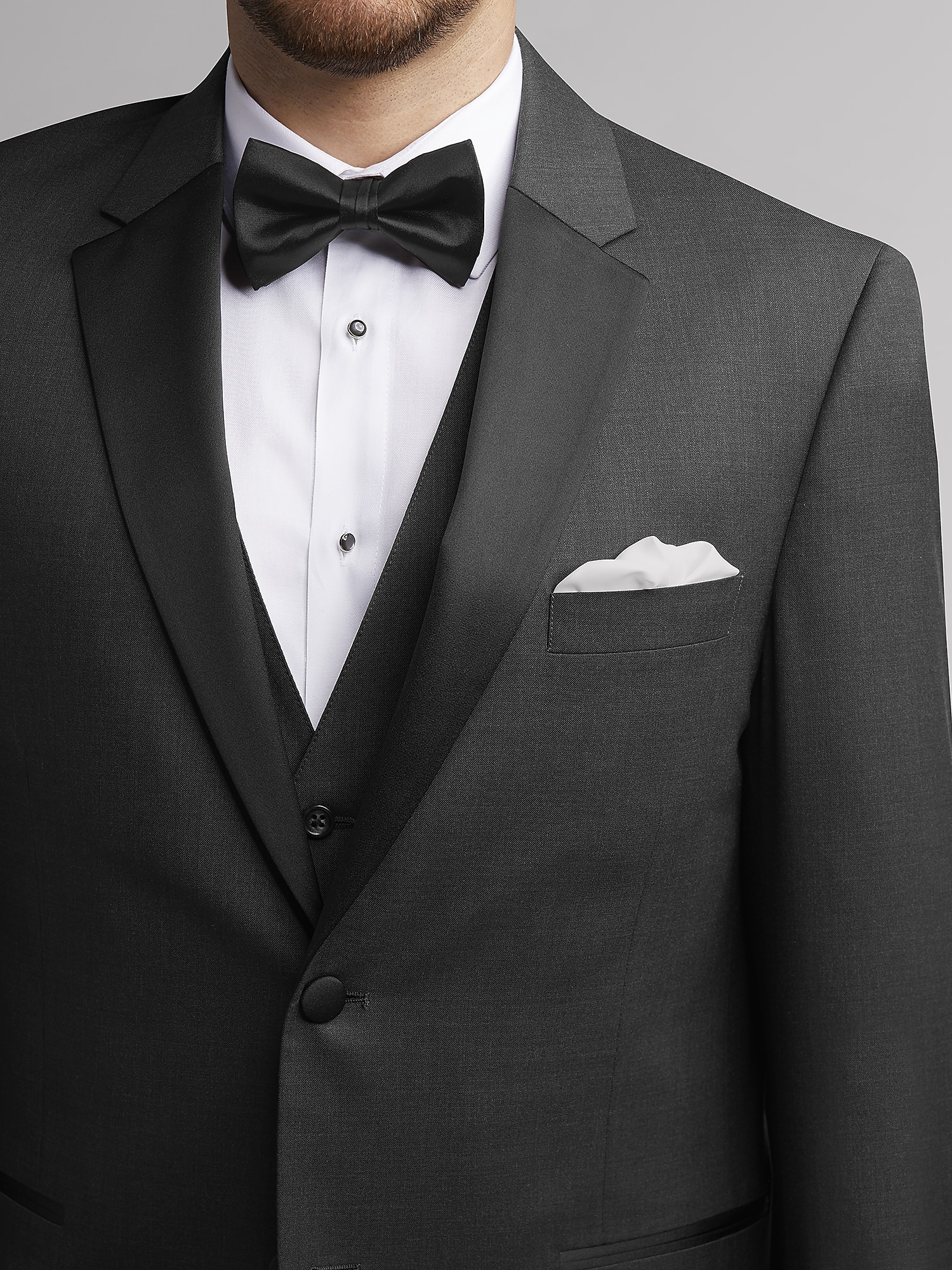 Performance Grey Tux by Calvin Klein | Tuxedo Rental