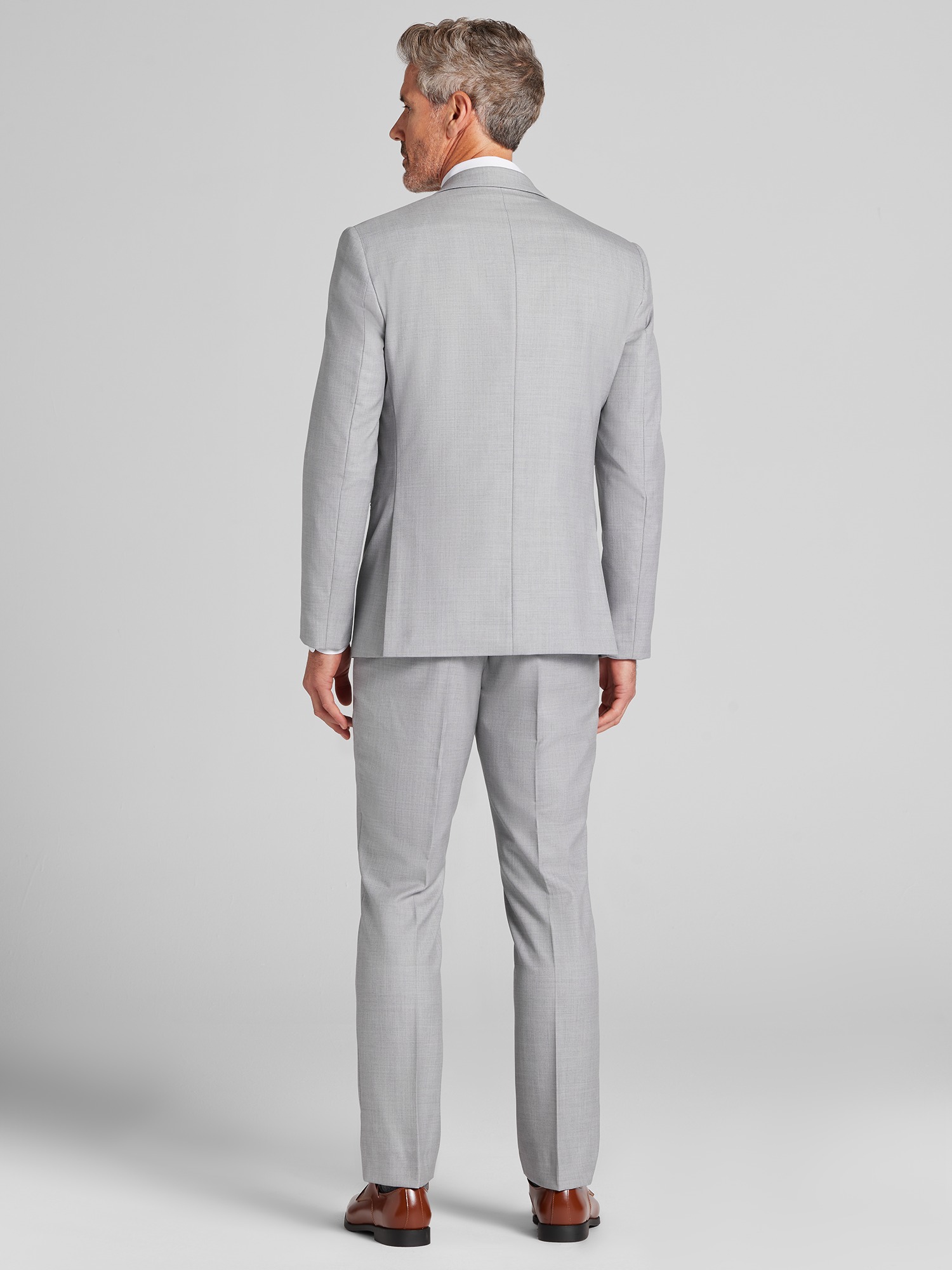 Joseph Abboud Light Grey Performance Wool Tuxedo