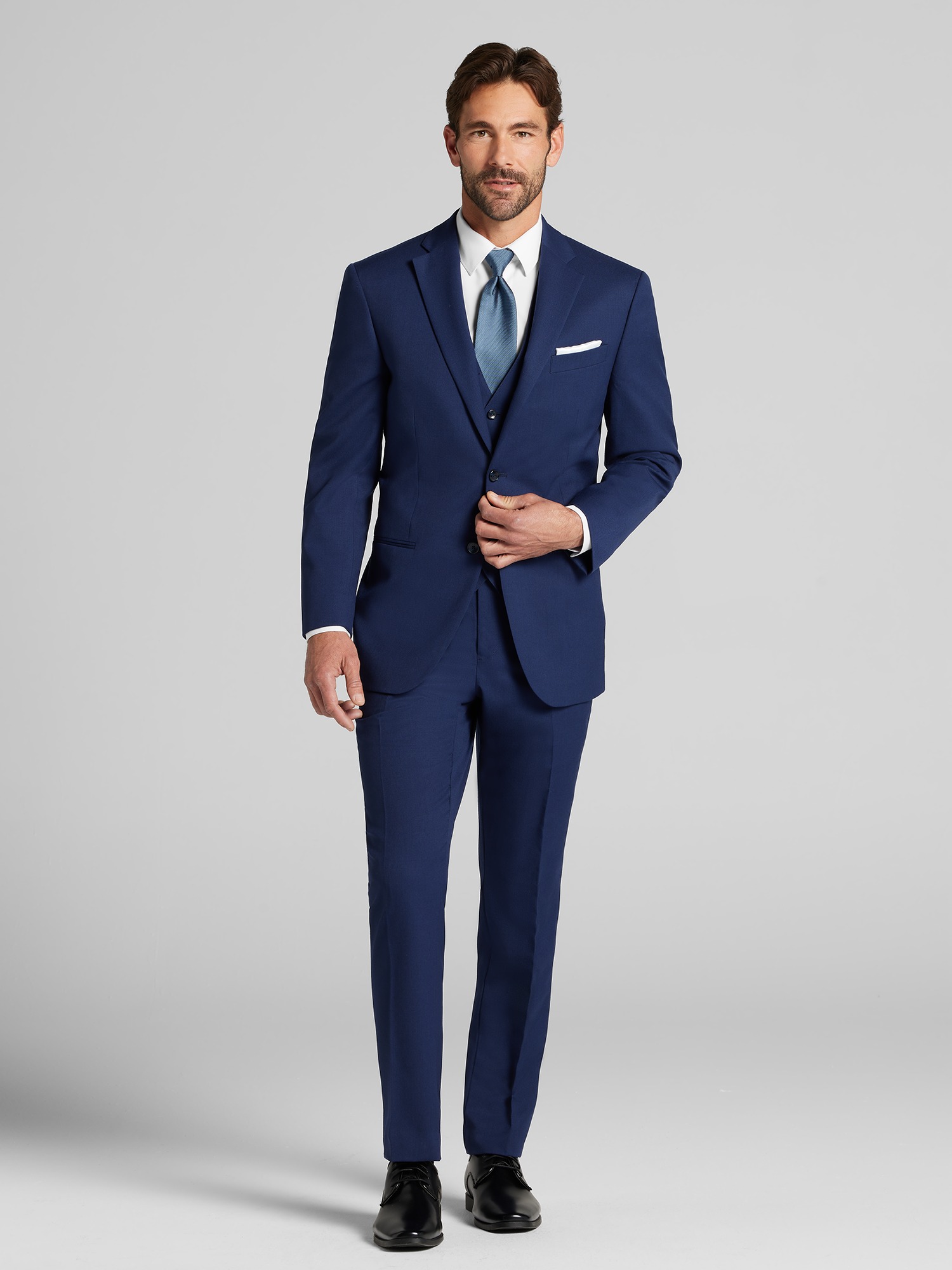 Pronto Uomo Navy Suit