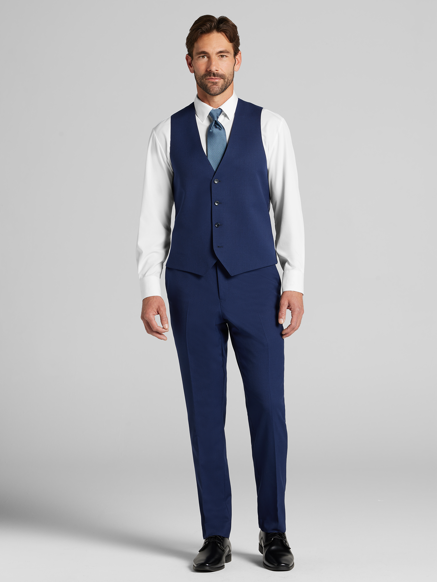 Pronto Uomo Navy Suit