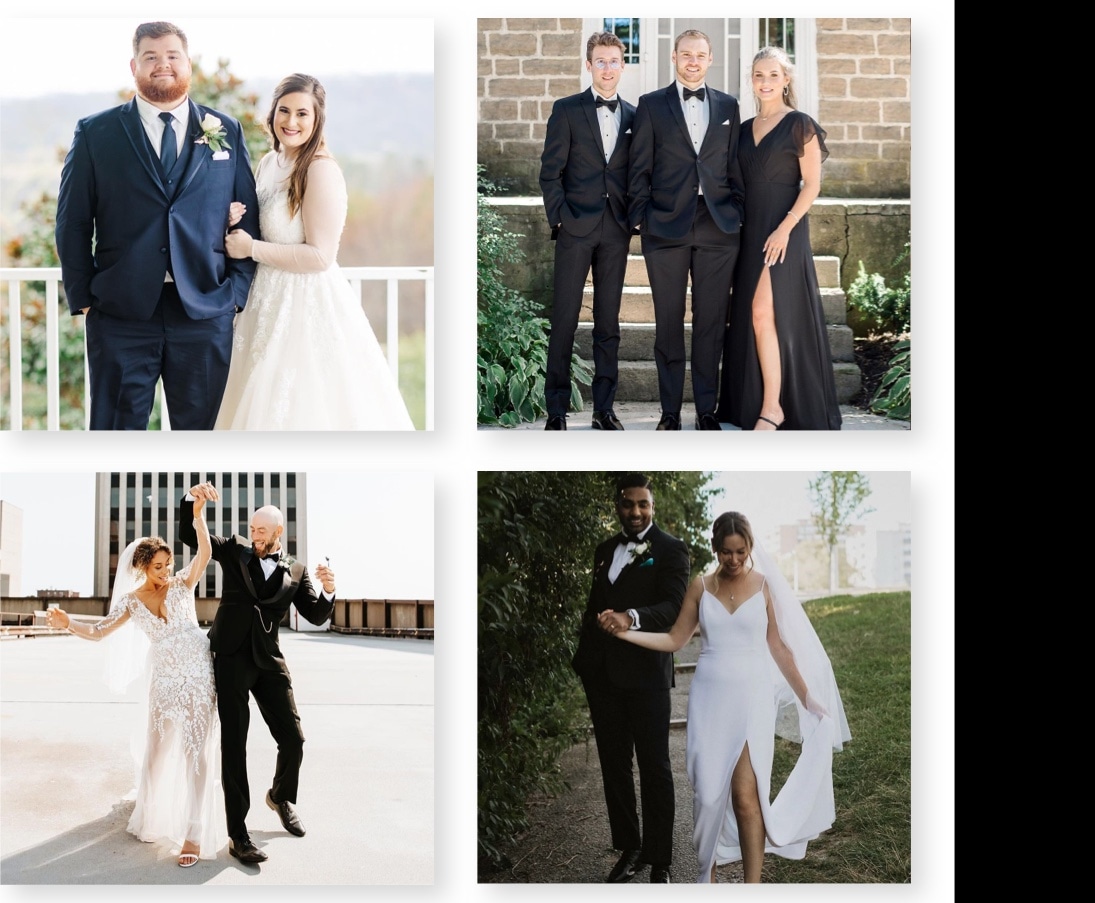 Groomsmen Suit Rental Offers Moores Clothing
