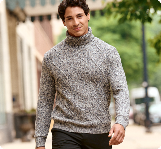Mock-turtleneck Sweaters for Men | Sweaters & Pullovers | Moores